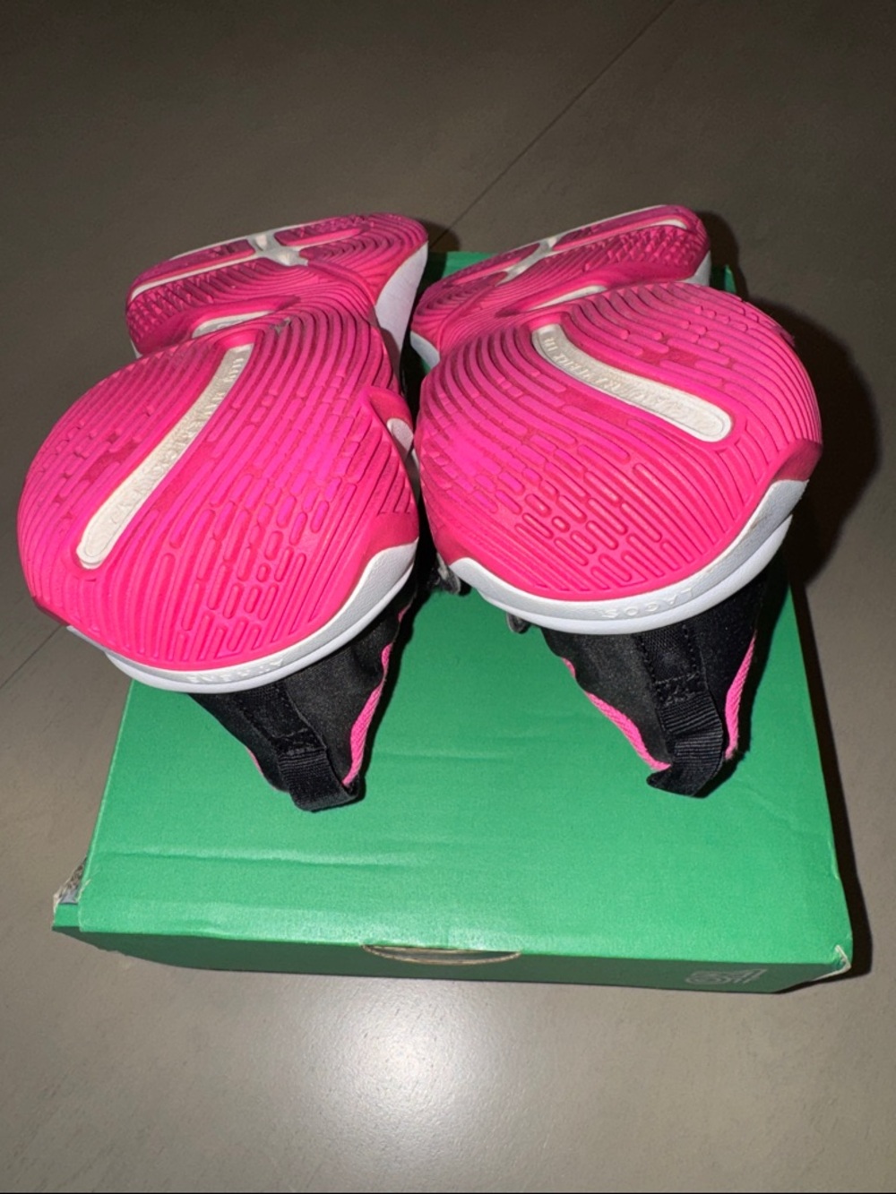 Giannis Nike Kids Black Pink Athletic Sneakers size 12c - Picture 6 of 10